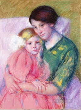 Mary Cassatt Painting - Mother and Child Reading mothers children Mary Cassatt